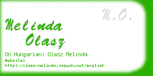 melinda olasz business card